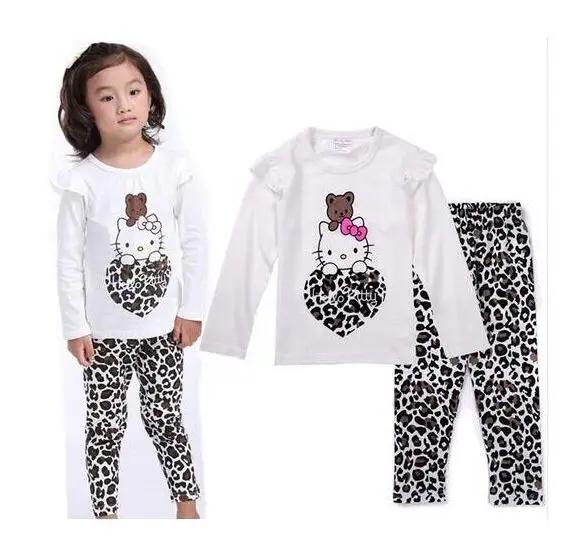 Розничная, весенне-осенняя Милая одежда для сна для мальчиков и девочек, пижамы с длинными рукавами, хлопковая ночная рубашка, Детские пижамные комплекты с героями мультфильмов - Цвет: STYLE 1