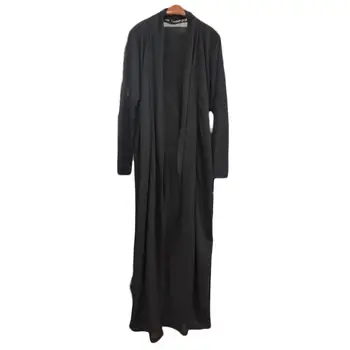 

Men Fashion Solid Color Long Sleeve Cardigan Open Front Trench Coat 2019 Free Shipping