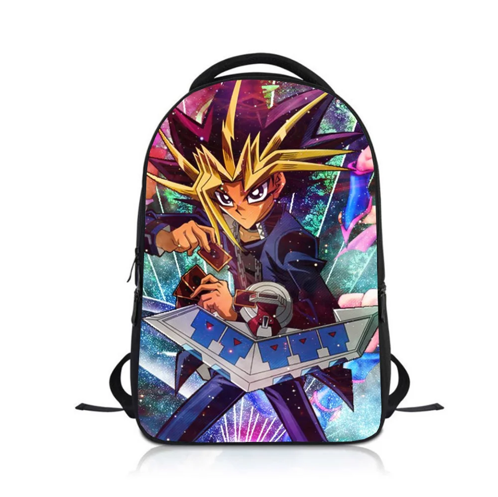 

Boys Girls Rucksack Kindergarten Bookbag Anime Yu-Gi-Oh! Students Backpack School Bag Children Cartoon Knapsack
