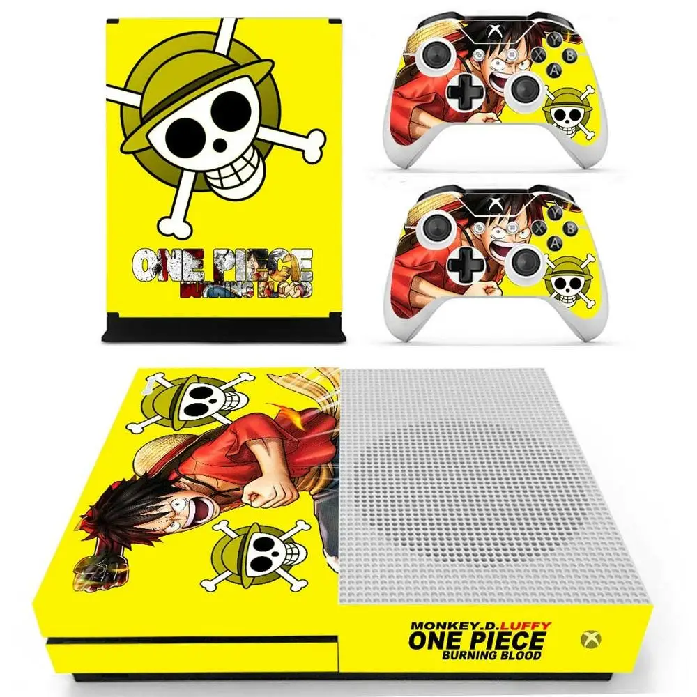 YS-xboxoneS-0331 One piece наклейка s для Xbox One S виниловые наклейки для кожи Pegatina Adesivo для Xbox one Slim консоль и два контроллера шкуры - Цвет: YS-xboxoneS-0331