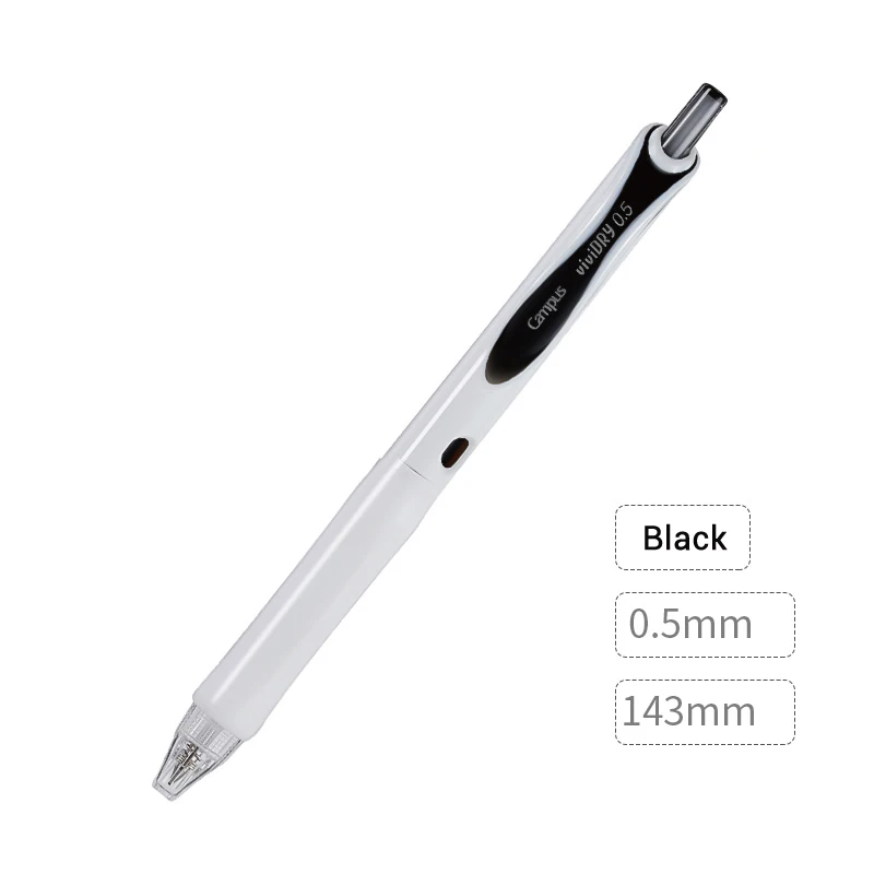 Black Ink Японская гелевая ручка KOKUYO 0,5 мм, быстросохнущая гелевая ручка для офиса и школы, цветная ручка для студентов, канцелярские принадлежности, 1 шт - Цвет: Black Ink