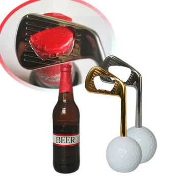 

Golf Ball Bottle Opener Creative Zinc Alloy Beer Cap Puller Openers Golf Training Aids golf tool