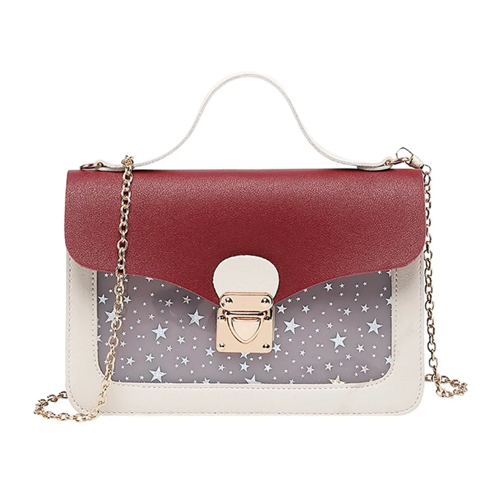 Маленькая квадратная сумка через плечо для женщин, дизайнерская сумка-мессенджер со звездами и блестками, клатч, кошелек, женские сумки#50