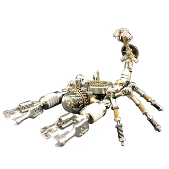 

new DIY Assemble Model Kit Metal Assembly Scorpion Model Ornaments Home Office Decor Art Creative Gift 2019 New Arrival