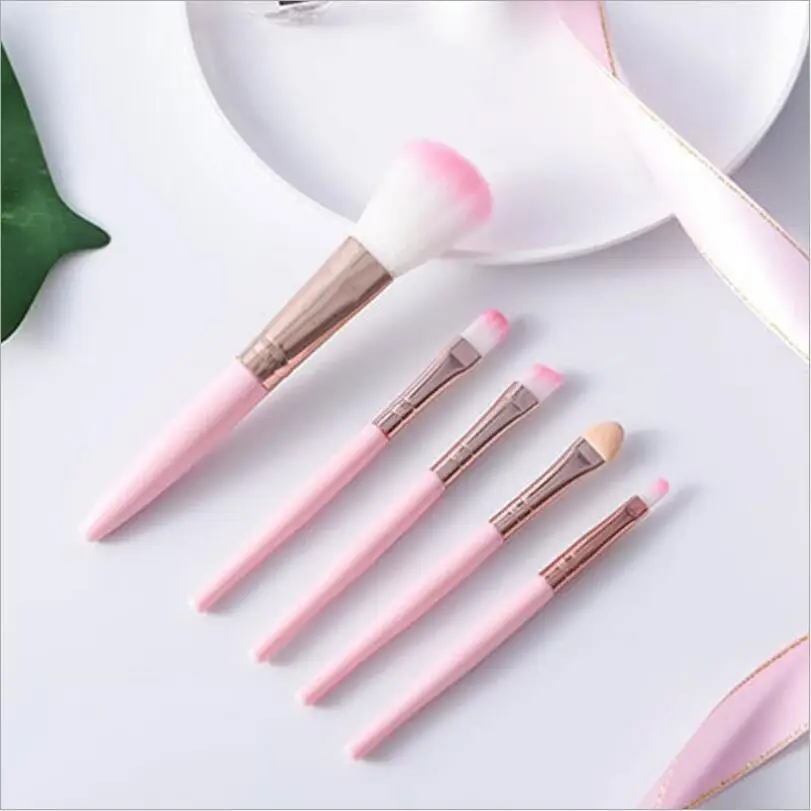 

5pcs/set Eye Cosmetics Eye Shadow Concealer Makeup Brushes Set for Foundation Powder Blush Make Up Brush LipBeauty Tools T0652