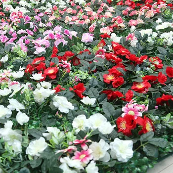

DIY Wedding Simulation Flower Wall Arrangement Supplies Silk Plastic Artificial Flower Row Decor Wedding Backdrop