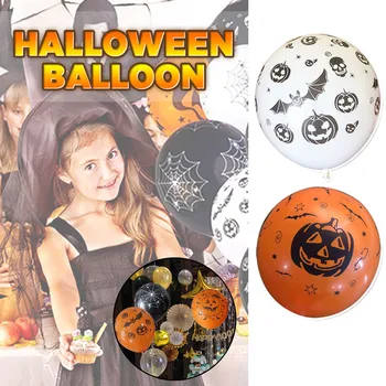 

100pc Halloween decoration balloons ghost festival party decoration supplies Gift decoration Подарок на хэллоуин для дома