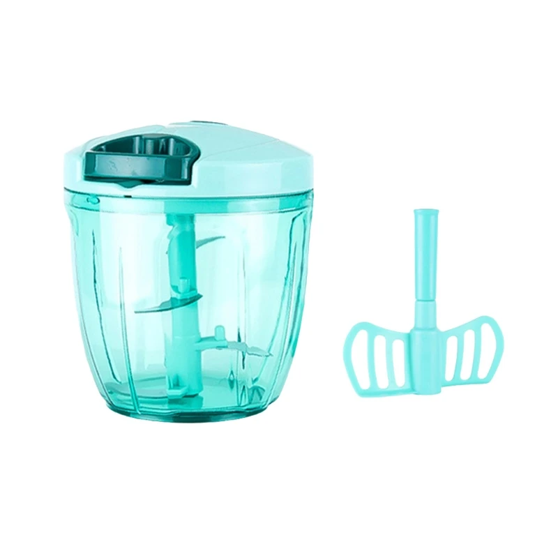 

Manual Food Processor Chopper Blender Slicer Safe Free Durable Kitchen Household
