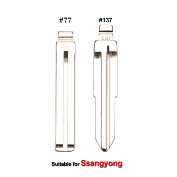 Keyforkess 315 Mhz/447 Mhz Chiave a Distanza per Ssangyong Rexton RX7 Actyon Kyron Uncut Lama Key Fob Sostituzione - Jingyuqin 315 Mhz 447 Mhz Chiave a Distanza per Ssangyong Rexton RX7 Actyon Kyron Uncut