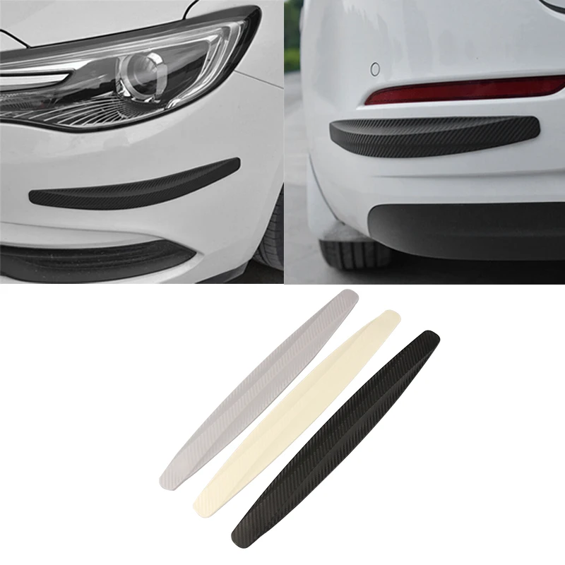 

1 Pair Car Bumper Protector Corner Guard Anti-Scratch Strips Sticker Protection Body Protector Moldings Valance Chin Car-styling