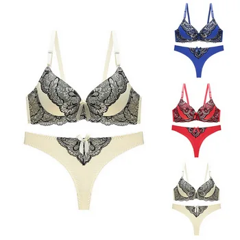 

Fashion New Women Underwear Bra Sets 2020 Ladies Sexy 2pc Gray Bralette Sports Bra And Boyshort Underwear Set Bra