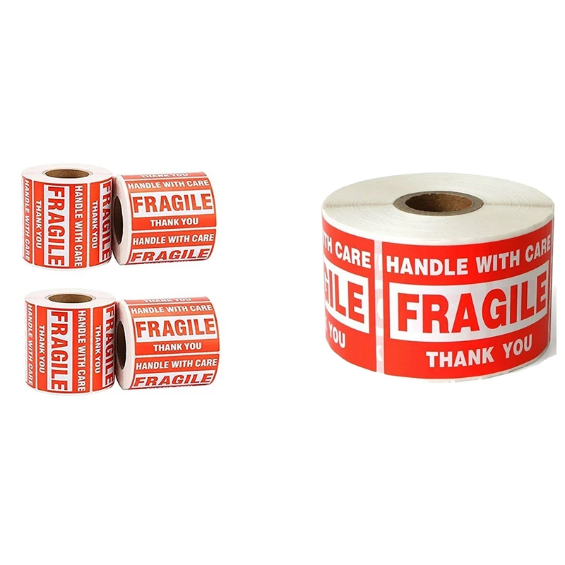 Fragile Stickers 2 X 3 Inch Fragile Handle With Care Thank You Warning Packing Labels 500 Labels Roll Wall Stickers Aliexpress Fragile Stickers 2 X 3 Inch Fragile Handle With Care Thank You Warning Packing Labels 500 Labels Roll Wall Stickers Aliexpress