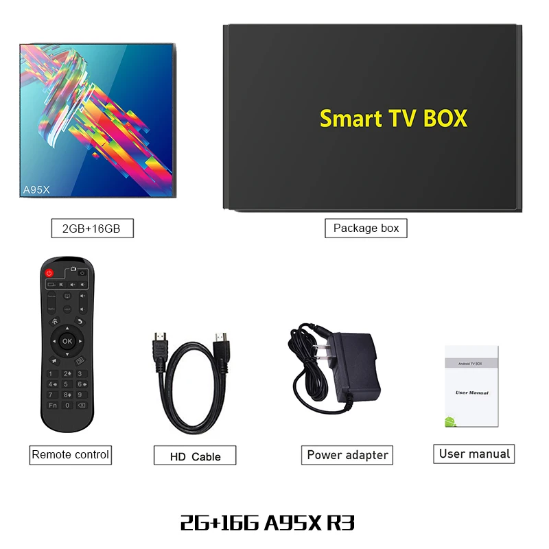 Smart tv box Android 9,0 A95X PK H96MAX Rockchip RK3318 4G 32GB 64GB Android tv box Bluetooth 2,4/5G WiFi Google медиа проигрыватель play - Цвет: 2g16g