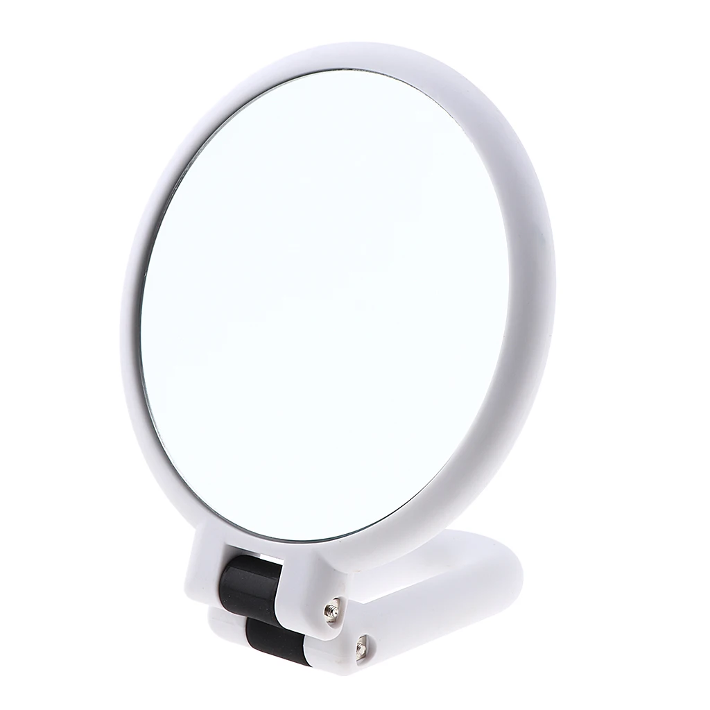 3pcs Two-Sided Folding Handheld Mirrors with 15X Magnification & True Image, 3-in-1 Travel Countertop Makeup Shaving Mirrors