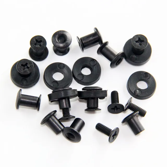 Black Tactical Chicago Screws With Slotted Posts And Cross Head Screw For  DIY Kydex Leather Holster Sheath From Qinggear, $7.39