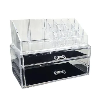 

Makeup Cosmetic Organizer Lipstick Eyeshadow Brushes in One Place Storage Drawers New LDO99