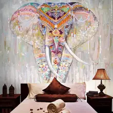 Beibehang пользовательские обои фото Юго-Восточной Азии Йога студия фон настенные фрески дождь слон украшения дома 3d обои