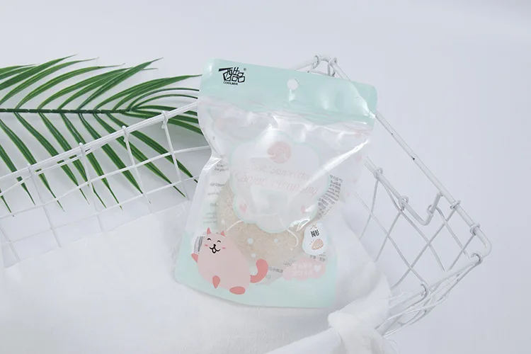 COOLBER Konjac Очищение лица Очищение хлопок Чистка лица слоеное Очищение Отшелушивание Лицевая ГУБКА Губка слоеный ленивый