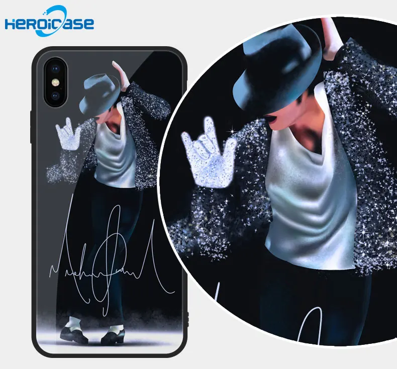 Anti Fall Phone Cases For Apple iPhone 11 Pro Michael Jackson MJ Men Hard Cover Black TPU Xs Max XR 8 7 6 6s Plus 5 5s SE 2020