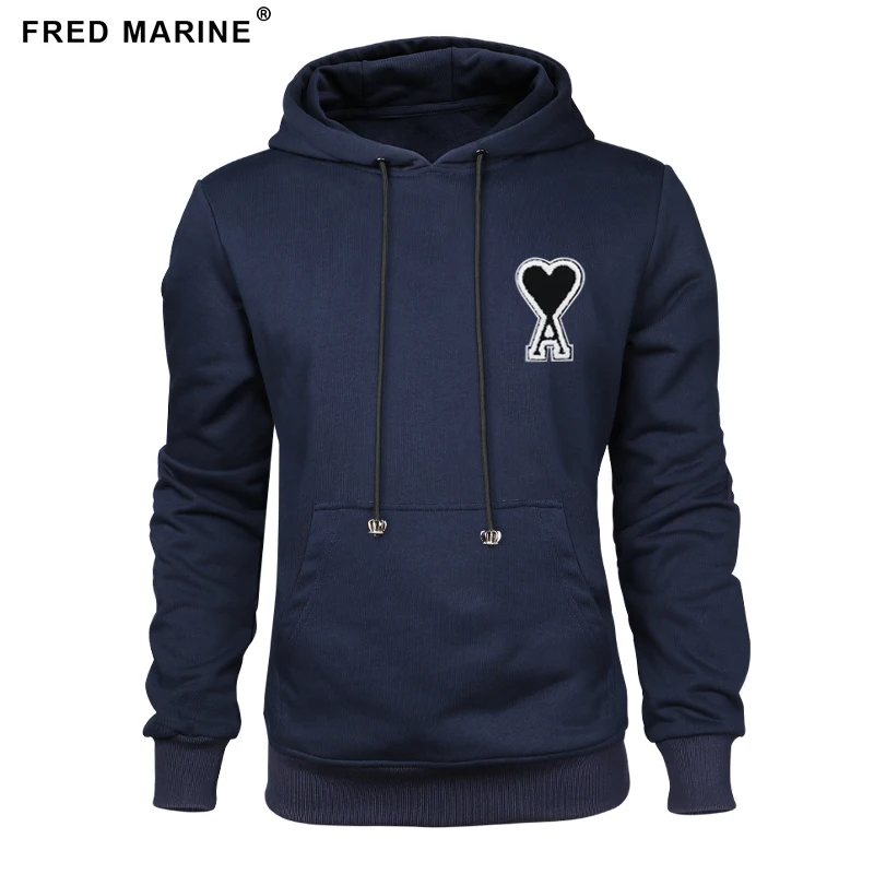 

Red Heart Mens Hoodie With Cap Multicolor Winter Sweatshirt Men Casual Hoodie Top Clothes high quality mercerized cotton Hoodie