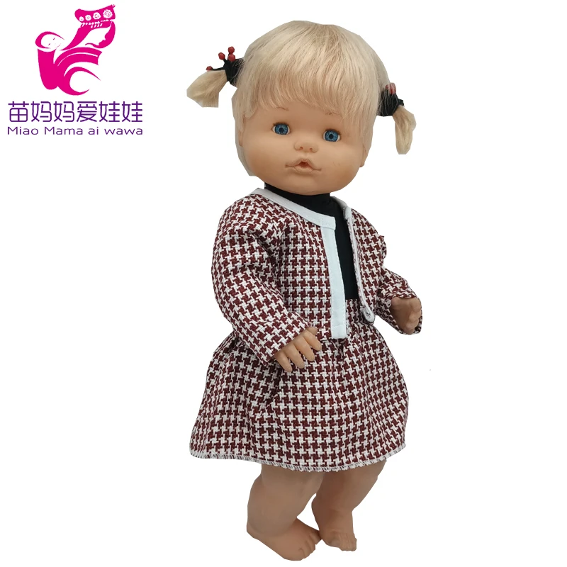 For 40 Cm Nenuco Doll Clothes 17 Inch Baby Doll Flower Shirt Pants Toys Clothing