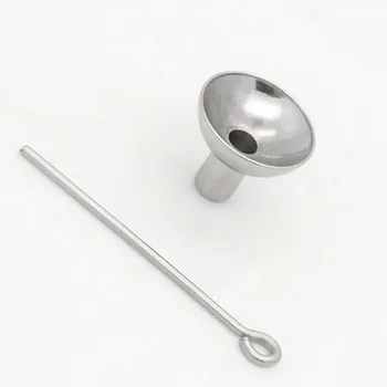 

1Set Mini Small Mouth Funnel Stainless Steel Funnel Filler pin Kit Tool For Cremation Necklace Ash Urn Pendant Jewelry