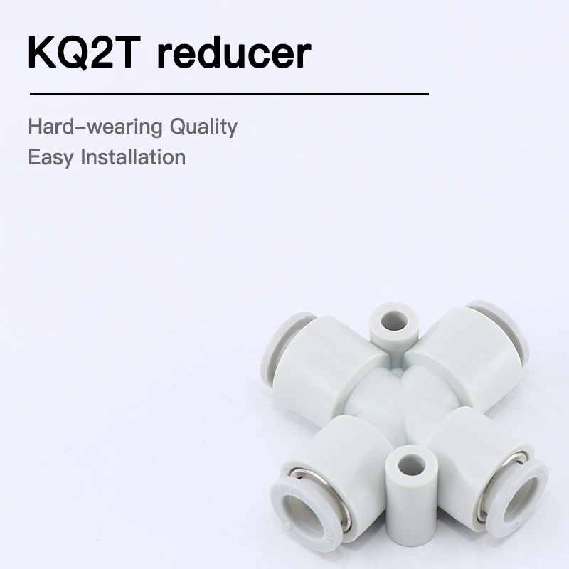 

plastic Pneumatic quick push-in fitting four-way cross Pneumatic fittings PU trachea Connector