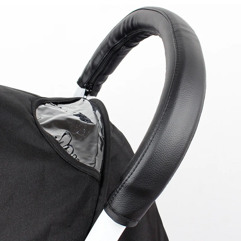 

Baby Pushchair Handle Protector PU Leather Case For Stroller Handle Armrest Case Protective Cover Stroller Accessories
