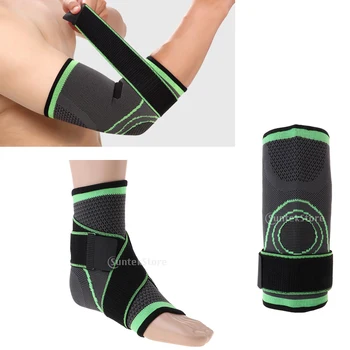 

Ankle Elbow Support Brace Elastic Feet Arm Protector Pad Guard for Men Women