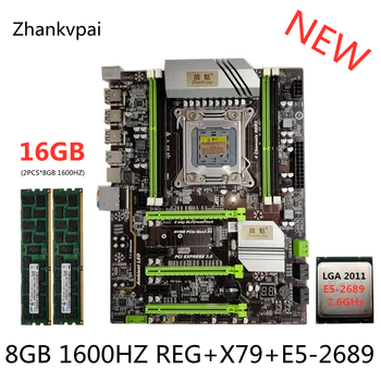 

X79 Intel CPU desktop motherboard Eight core 2.6G CPU E5-2689 + 8G 1600hz memory*2 + computer motherboard assembly kit