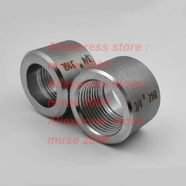 ASME NPT полумуфта высокого давления Женская муфта 1/8 1/4 3/8 1/2 3/4 1 2 5 дюйма Сварочная