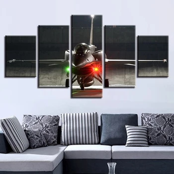 

5 Panel Eagle Aircraft Painting Rhinestones 5D Diy Diamond Painting Mosaic Diamond Embroidery Full Square Round wall Stickers