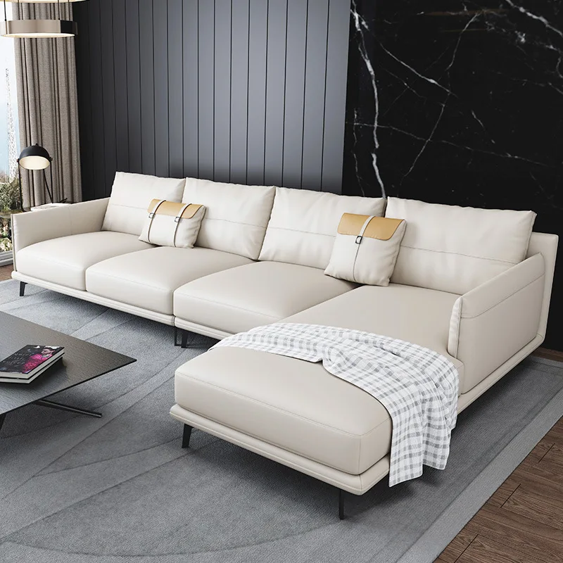 FullGrain Leather Sofa Set Furndale
