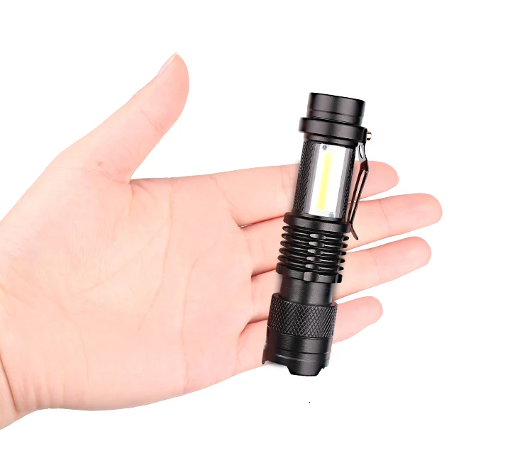 YUNMAI Usb Перезаряжаемый 3800lm Q5+ cob светодиодный фонарик портативный Встроенный 14500 Мини зум-фонарь Водонепроницаемый в жизни фонарь