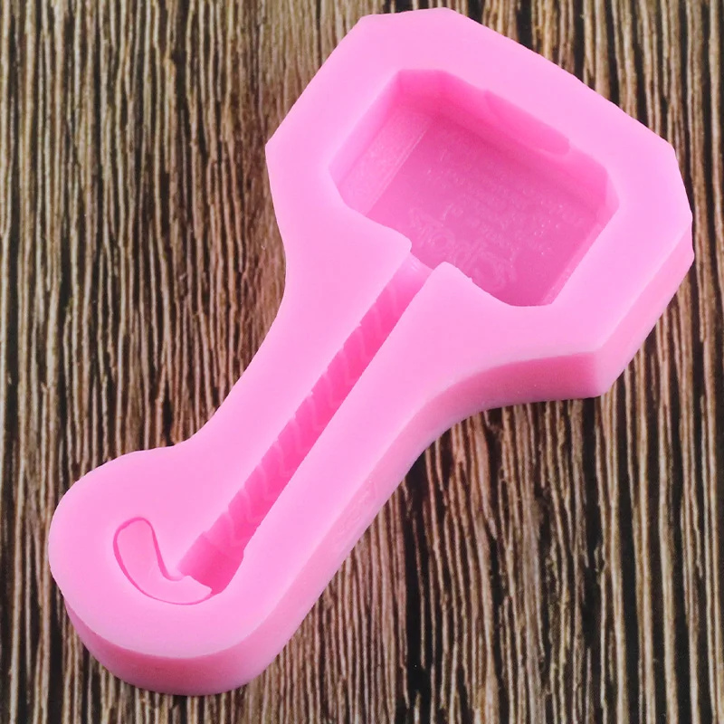 3D Thor Hammer силиконовая помадка для кекса, инструменты для украшения торта на день рождения, полимерная глина, формы для конфет, шоколадная мастика