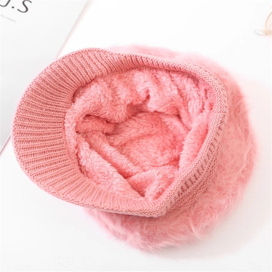 Beanies для женщин Повседневная хлопковая зимняя женская шапка Мягкая вязаная однотонная белая красная хаки черная шапка женская Skullies Beanies