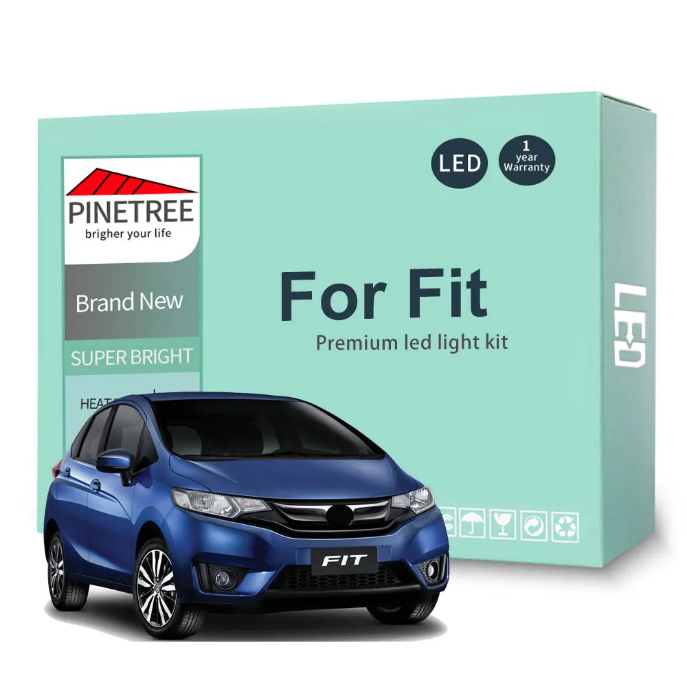 Комплект светодиодных ламп для внутреннего освещения Honda Fit 2006-2016 2017 2018 2019 2020