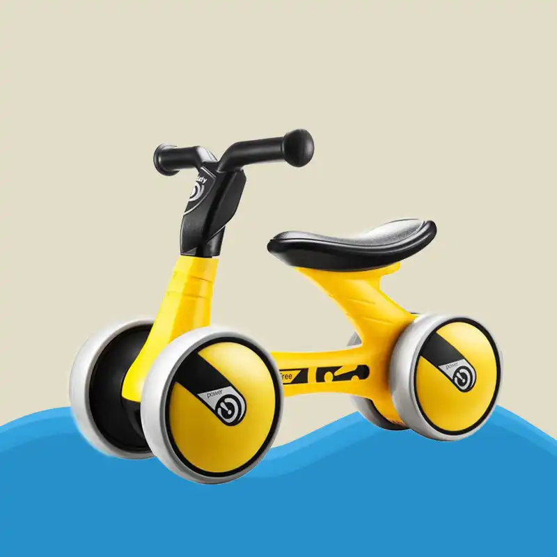 yellow toddler bike