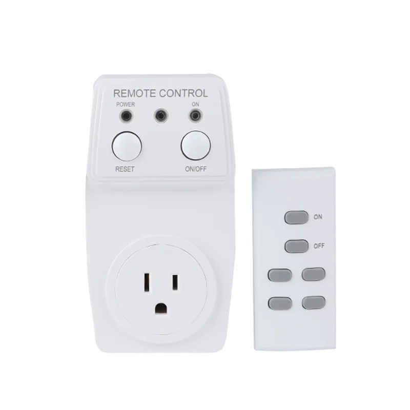 

ESPLENTY 433Mhz Socket Wireless Remote Outlet US Plug（1 Socket + 1 Remote）