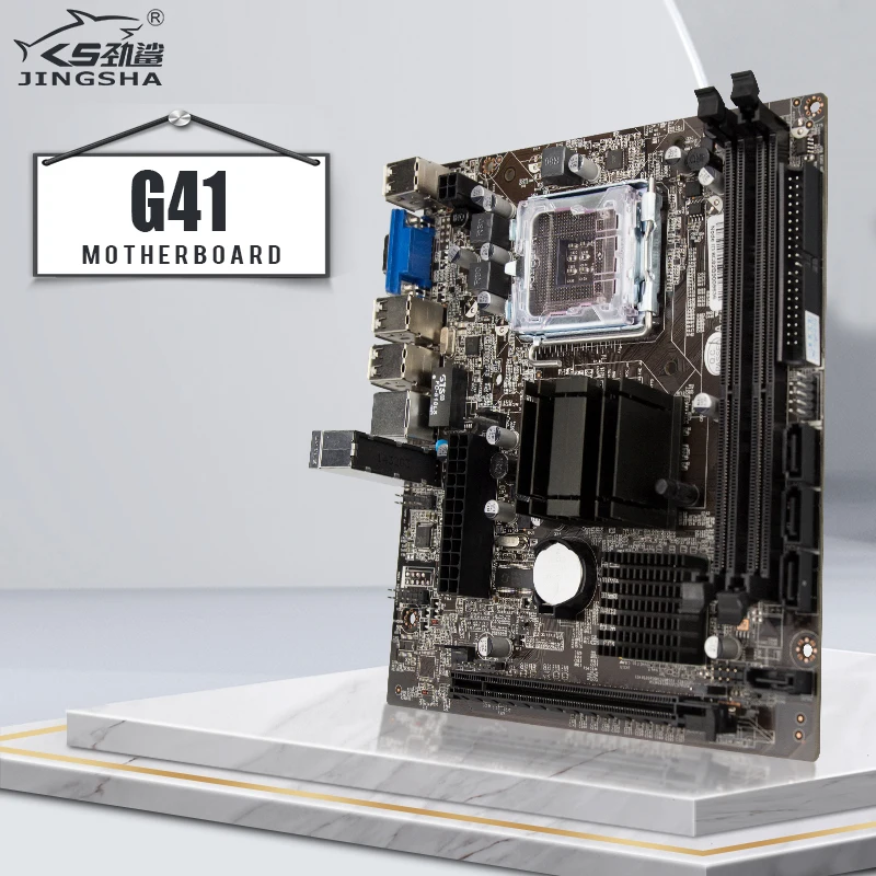 Материнская плата JINGSHA G41 обычная базовая платформа набор микросхем Intel g41