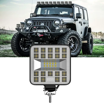 

Work Car lights Light Road Headlight Adjustable For Car Truck SUV 1pcs