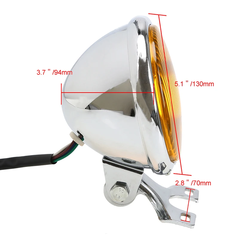 Фара POSSBAY 5 ''для мотоцикла в стиле ретро фара для CG125 GN125 Harley Suzuki Honda cb400 BWM Beam Bulb