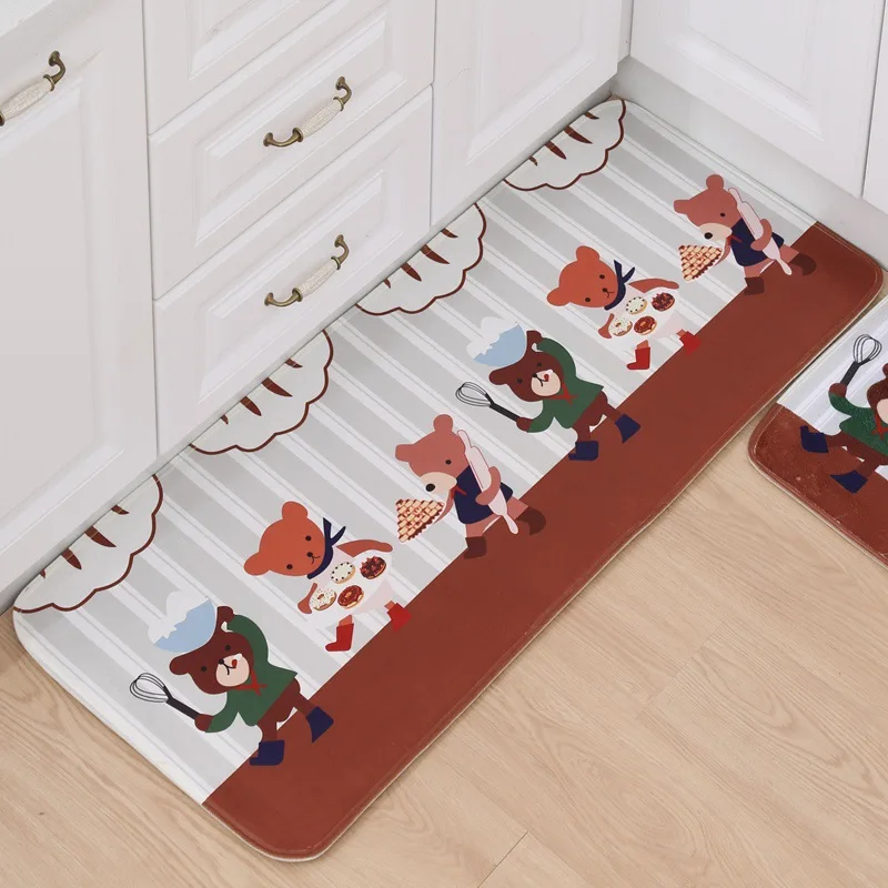 Милый коврик для ванной комнаты, кухни, прихожей, с принтом животных, милый кот, приветственный напольный коврик, домашние коврики, коврик для гостиной, Противоскользящий коврик