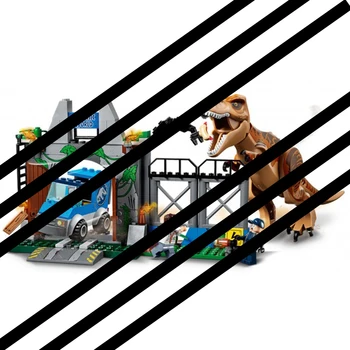 

dropshipping Jurassic World 2 Dinosaurs Building Blocks Tyrannosaurus Breakout Bricks Toys Figures Gifts Compatible 10758