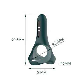 APP Smart Wearable Penis Ring Cock Vibrator Lock Delay Ejaculation Erection Enlarger Wireless Massager Sex Toys Store for Men 6