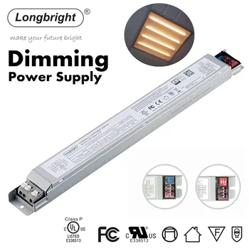 

Longbright Ultra Thin AC100-277V 60W 3 in 1 Dimmable Grille Light Power Supply Adapter LED Driver Home Lighting Transformer