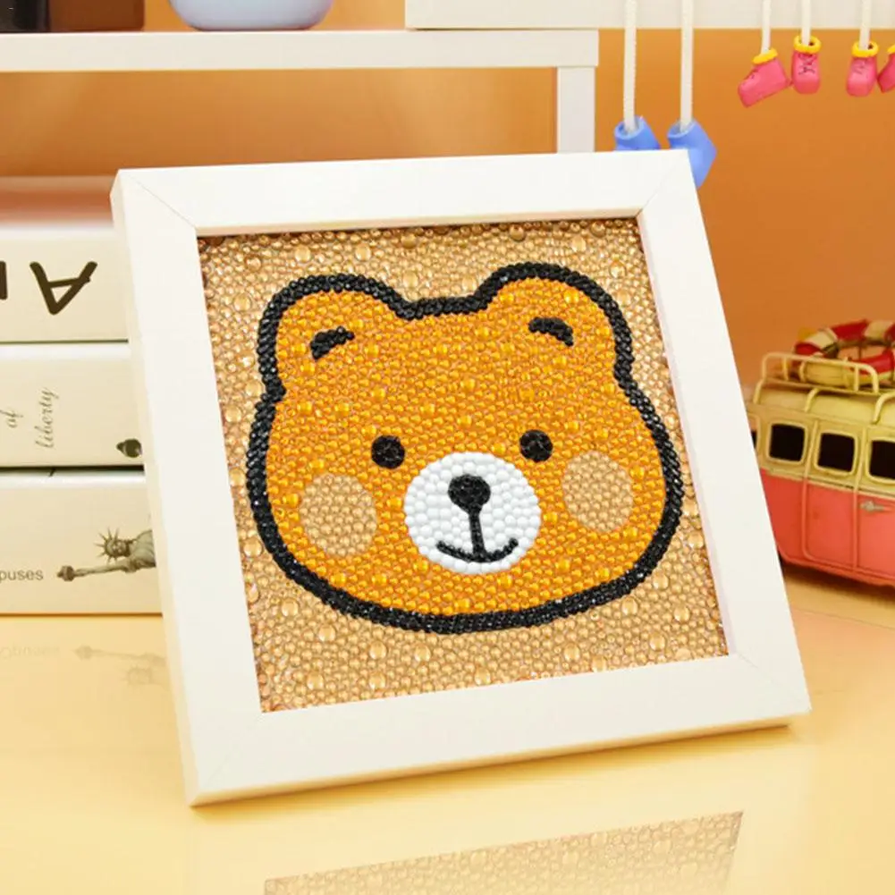 DIY ручной работы 5D бриллиант картина мультфильм кролик панда Кот полный квадратный алмаз вышивка крестиком полная Мозаика из круглых бриллиантов
