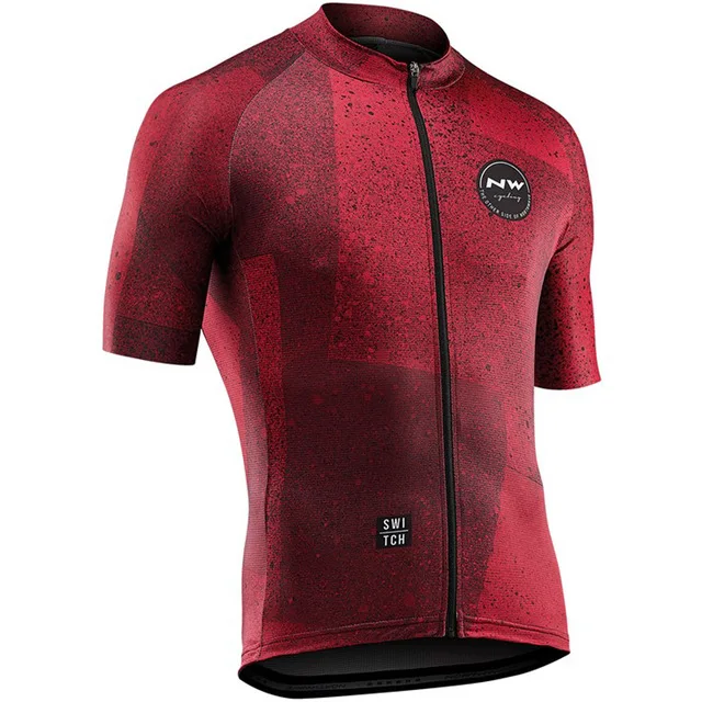 Northwave, Мужская футболка для велоспорта, летний комплект с коротким рукавом, Майо, нагрудник, шорты для велоспорта, Спортивная рубашка, костюм NW - Цвет: 14