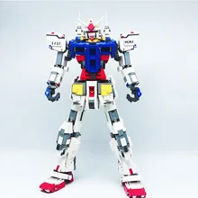 Супер 18K MOC K80 мобильный костюм Gundam основатель RX78-2 1: 60 3500 шт фиксированный кронштейн строительный блок кирпичи игрушки Рождественский подарок