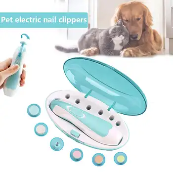 

Electric Pet Nail Clippers Nail Polisher Nail Grinder Dog Cat Paws Clipper Trimmer Portable Pet Manicures Nail Grooming Tool